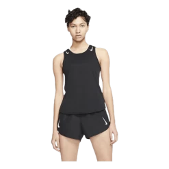Nike AeroSwift Running Singlet White/Black