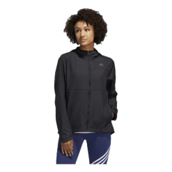 Adidas Own The Run Wind Jacket Hooded Women Black