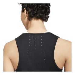 Nike AeroSwift Running Singlet White/Black -Damesmode online. 003 b6a9b681799c4fdba965ef55debfc8f0