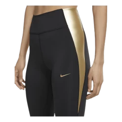 Nike One Tight Black/Gold -Damesmode online. 003 bea30a9c9de441beb6b763410a63f2a8