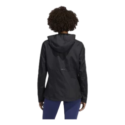 Adidas Own The Run Wind Jacket Hooded Women Black -Damesmode online. 003 f947f8efd6434ab4832a0096edc02f68