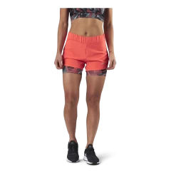 Only Play Judie Aop Loose Training Shorts Red