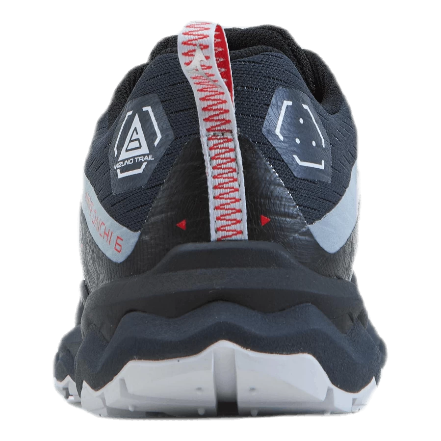 Mizuno Wave Daichi 6 Black/Grey/Red 2 Mizuno Wave Daichi 6 Black/Grey/Red - Afbeelding 2