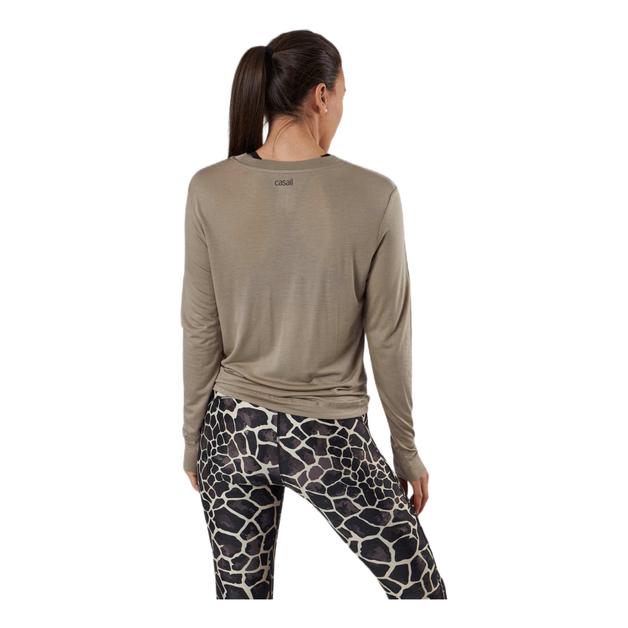 CASALL Ease Crew Neck Grey 3 CASALL Ease Crew Neck Grey - Afbeelding 3