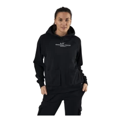 Nike Nsw Swoosh Hoodie Ft White/Black -Damesmode online. 09430 56 001