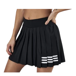 Club Pleated Skirt White/Black -Damesmode online. 09433 09 004