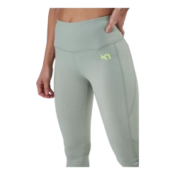 Kari Traa Julie High Waist Tights Green -Damesmode online. 09436 15 004