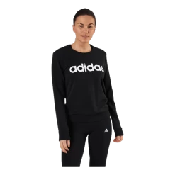 ADIDAS Essentials Sweatshirt Black / White