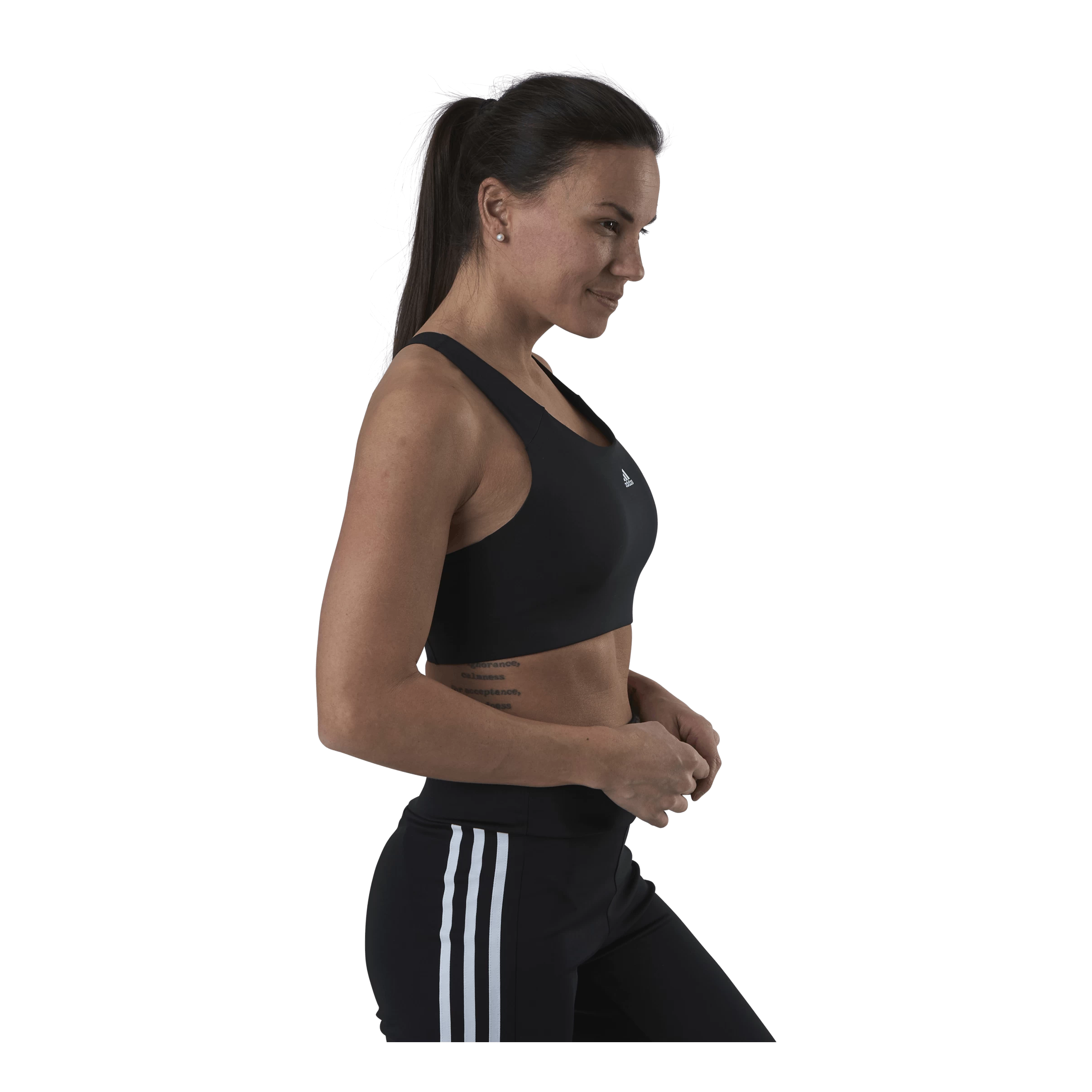 ADIDAS Ultimate Alpha Bra Black / White 2 ADIDAS Ultimate Alpha Bra Black / White - Afbeelding 2