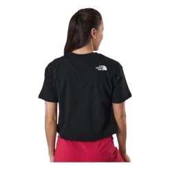 The North Face Cropped Easy Tee Black -Damesmode online. 09465 32 003