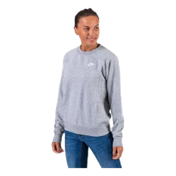 Nike Nsw Essential Crew Flc White/Grey
