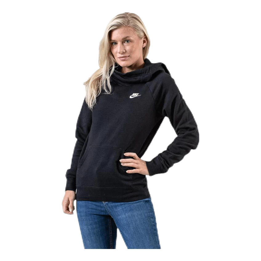 Nike Nsw Essential Hoodie White/Black 2 Nike Nsw Essential Hoodie White/Black - Afbeelding 2