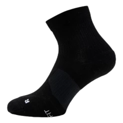 Nike Multiplier Running Ankle Socks (2 Pair) BLACK/WHITE