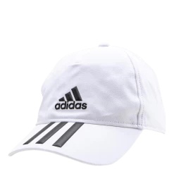 Baseball 3 Stripes Cap White/Black