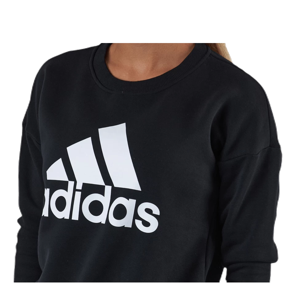 ADIDAS Womens Badge Of Sport Crew Sweatshirt Black 3 ADIDAS Womens Badge Of Sport Crew Sweatshirt Black - Afbeelding 3