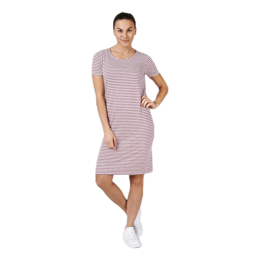 Pieces Billo Ss Dress White/Red 1 Pieces Billo Ss Dress White/Red