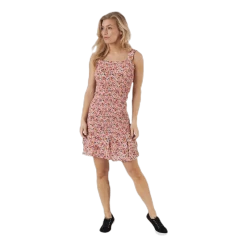 Pieces Ayrin Smock Strap Dress Pink