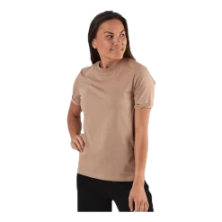 Pieces Ria Ss Fold Up Solid Tee Beige -Damesmode online. 5714912004968 004 af17e079f0ac406abcedcc00bbca5020