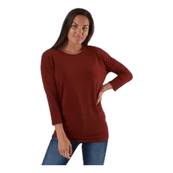 ONLY Glamour 3/4 Top Jrs Red