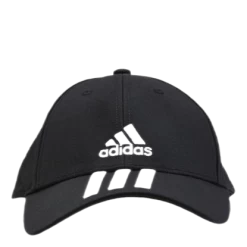 ADIDAS Baseball 3 Stripes Cap Cotton Twill Black / White / White -Damesmode online. 60441 87 004