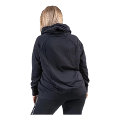 Nike Essential Hoodie Plus White/Black -Damesmode online. 60447 58 007