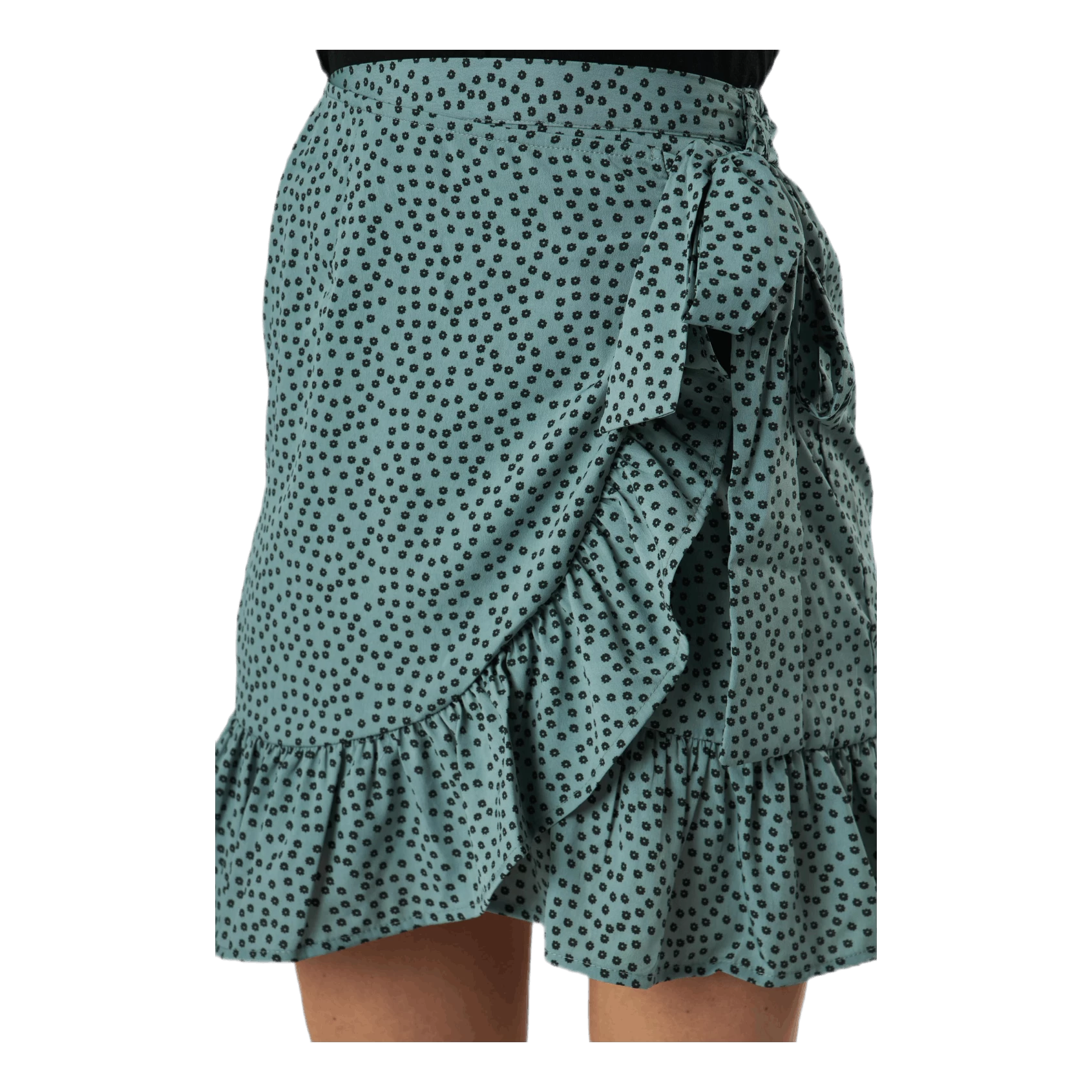 ONLY Olivia Wrap Skirt Wvn Green 4 ONLY Olivia Wrap Skirt Wvn Green - Afbeelding 4