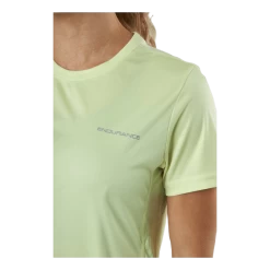 Endurance Milly W S-S Tee Yellow -Damesmode online. 60462 84 004