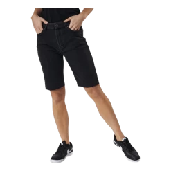 ONLY Emily Hw Long Shorts Raw Bb Mas0033 Black