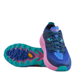 Hoka One One W Speedgoat 4 Dazzling Blue / Phlox Pink -Damesmode online. 60473 75 007