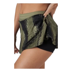 Printed Match Skirt P.blue 000/brown -Damesmode online. 60475 24 004