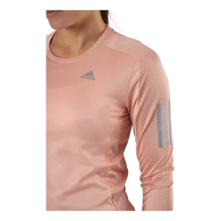 Adidas Own The Run Longsleeve Women Ambient Blush -Damesmode online. 60490 28 004