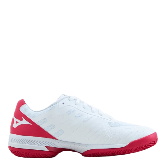 Mizuno Wave Exceed Sl 2 Cc W White / Rose Red / Nimbus Clou 3 Mizuno Wave Exceed Sl 2 Cc W White / Rose Red / Nimbus Clou - Afbeelding 3