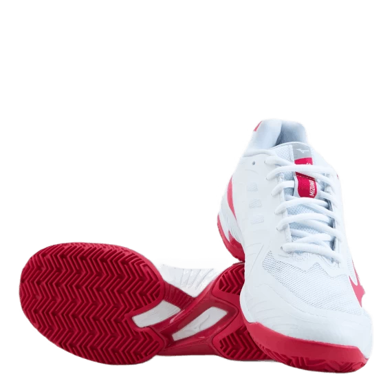 Mizuno Wave Exceed Sl 2 Cc W White / Rose Red / Nimbus Clou 7 Mizuno Wave Exceed Sl 2 Cc W White / Rose Red / Nimbus Clou - Afbeelding 7