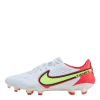 Nike Tiempo Legend 9 Pro Fg Firm-gr White/volt-bright Crimson