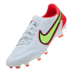 Nike Tiempo Legend 9 Pro Fg Firm-gr White/volt-bright Crimson -Damesmode online. 60518 68 006