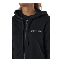 Calvin Klein Full Zip Hoodie Black -Damesmode online. 60520 55 004