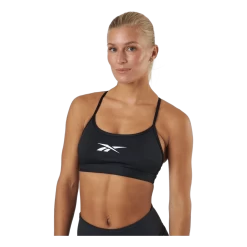 Reebok Lux Skinny Strap Bra Black