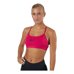 Reebok Lux Skinny Strap Bra Purpnk