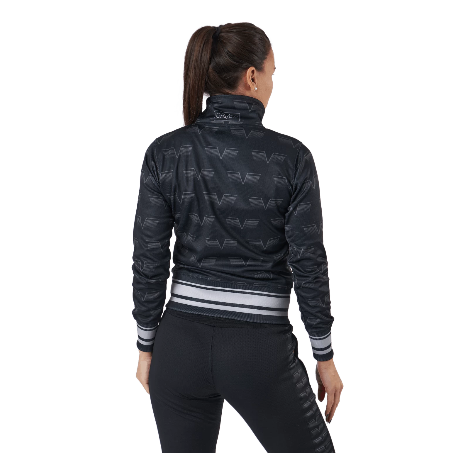 W Track Jacket Black Black 3 W Track Jacket Black Black - Afbeelding 3