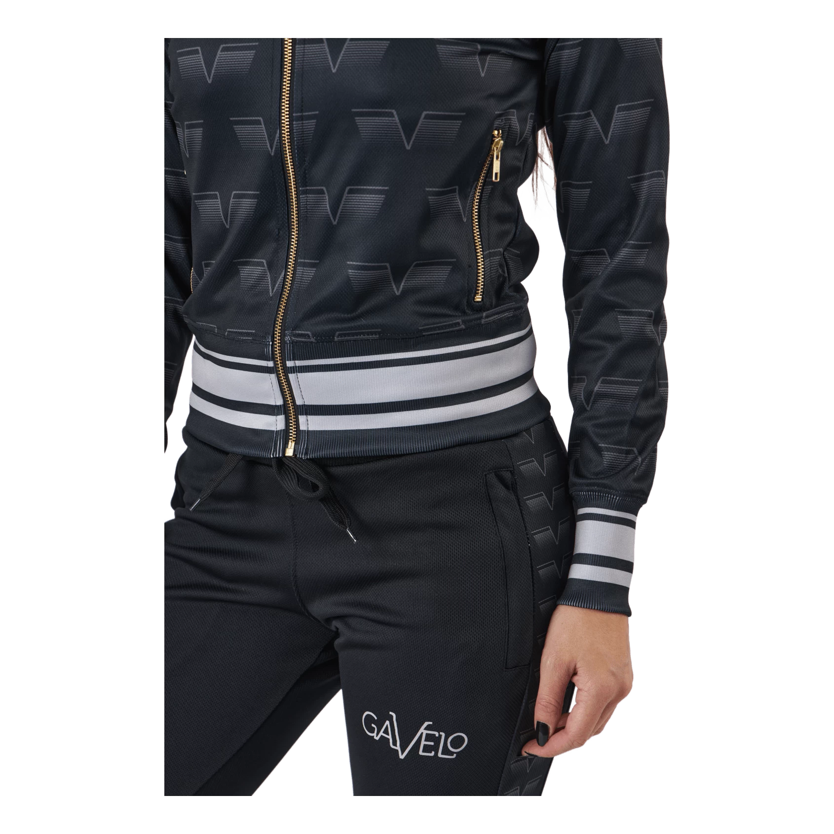 W Track Jacket Black Black 5 W Track Jacket Black Black - Afbeelding 5