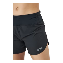 2XU Aero 4 Inch Shorts Black/silver Reflective -Damesmode online. 60577 40 005