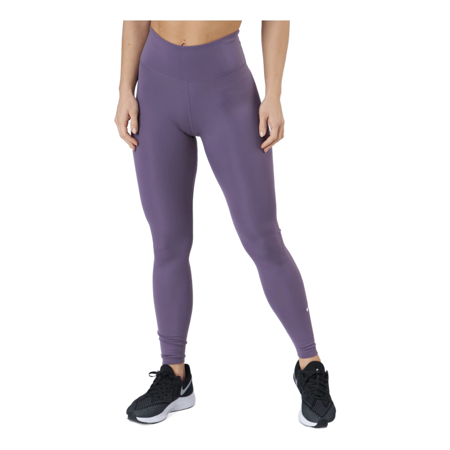 Nike Dri-fit One Women's Mid-r Amethyst Smoke/white 1 Nike Dri-fit One Women's Mid-r Amethyst Smoke/white