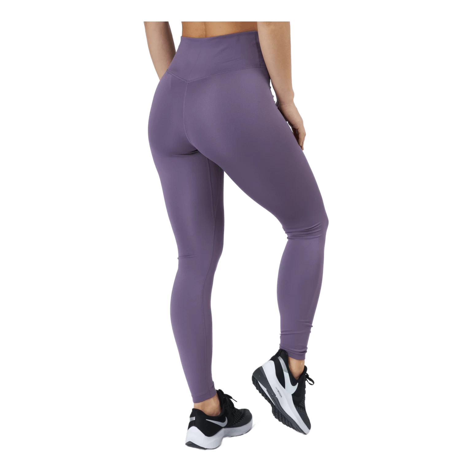 Nike Dri-fit One Women's Mid-r Amethyst Smoke/white 3 Nike Dri-fit One Women's Mid-r Amethyst Smoke/white - Afbeelding 3