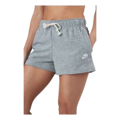 Nike Sportswear Gym Vintage Women's Shorts DK GREY HEATHER/WHITE -Damesmode online. 60593 79 004