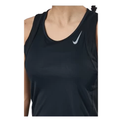 Nike Dri-FIT Race Women's Running Singlet BLACK/REFLECTIVE SILV -Damesmode online. 60594 81 004