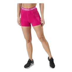 Nike Pro Dri-fit Women's 3" Hi Active Pink/white