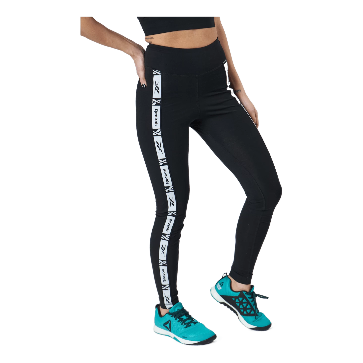 Reebok Te Tape Pack Legging Black 2 Reebok Te Tape Pack Legging Black - Afbeelding 2