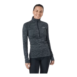 Under Armour Tech 1/2 Zip - Twist Black / Black / Metallic Silve