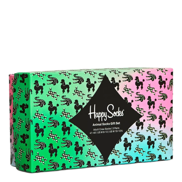 Happy Socks 3-pack Animal Socks Gift Set 200 2 Happy Socks 3-pack Animal Socks Gift Set 200 - Afbeelding 2