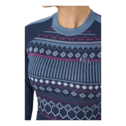 Kari Traa Tuva Longsleeve Royal -Damesmode online. 60724 04 004
